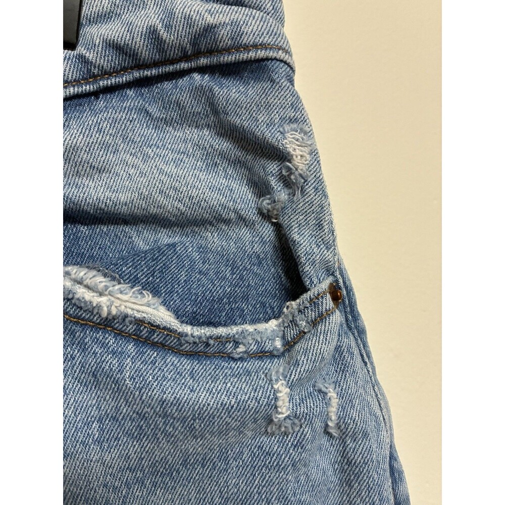 Abercrombie & Fitch Ultra High Rise Kick Flare Jean 29/8s Distressed Light Wash - Picture 7 of 14